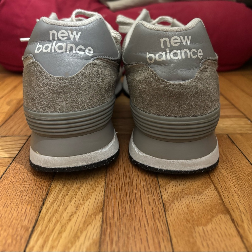 New Balance Kids Sneakers in Gray and Tan